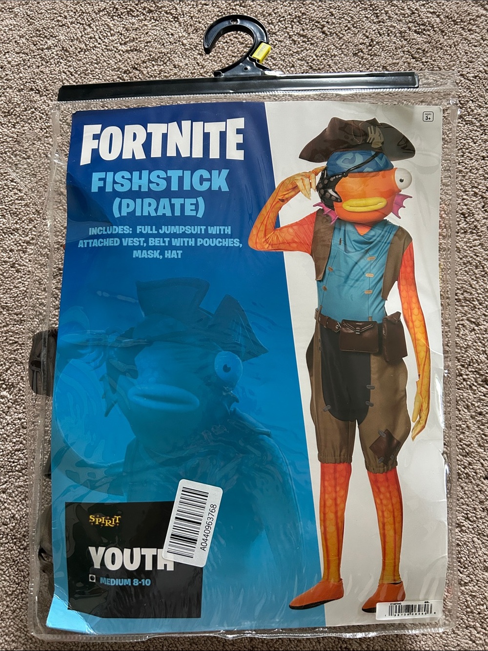 Spirit Youth Medium Fortnite Fishstick Costume